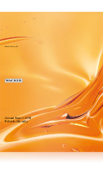 Cover of Wacker's Annual Report 2008