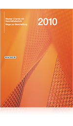 Cover of Wacker's Annual Report 2010