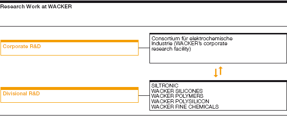 Research Work at WACKER (graphics)