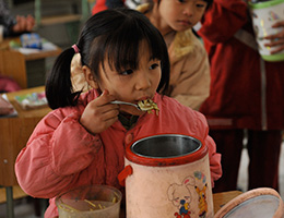 Schulspeisung China (Foto)