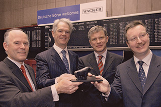 IPO in Frankfurt, 2006 (photo)