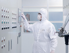 Cleanroom of the production facility in Jincheon (photo)