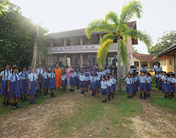 Partner school Kosgoda in Sri Lanka (Foto)