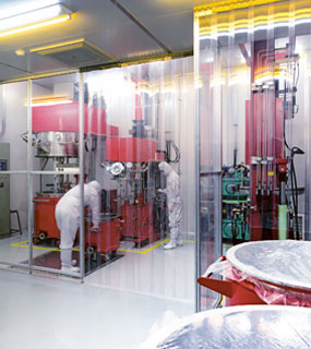 Cleanroom for high-performance silicones in Jincheon, South Korea (photo)