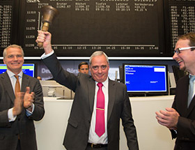Siltronic celebrates the initial public offering (photo)