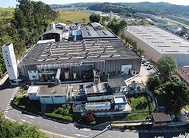 Aerial view of the South American HQ in Jandira, Brazil (photo)